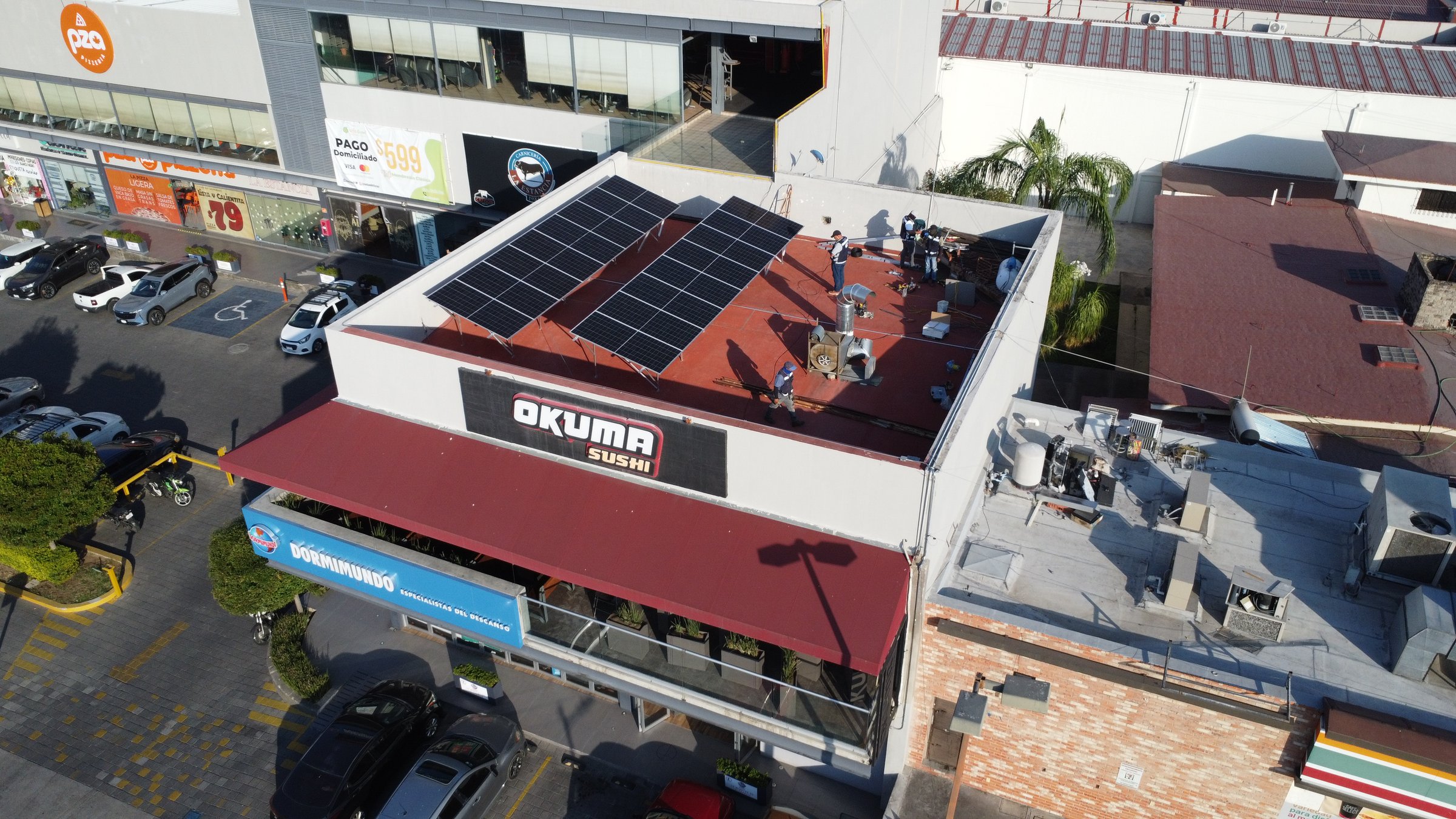 Commercial business building