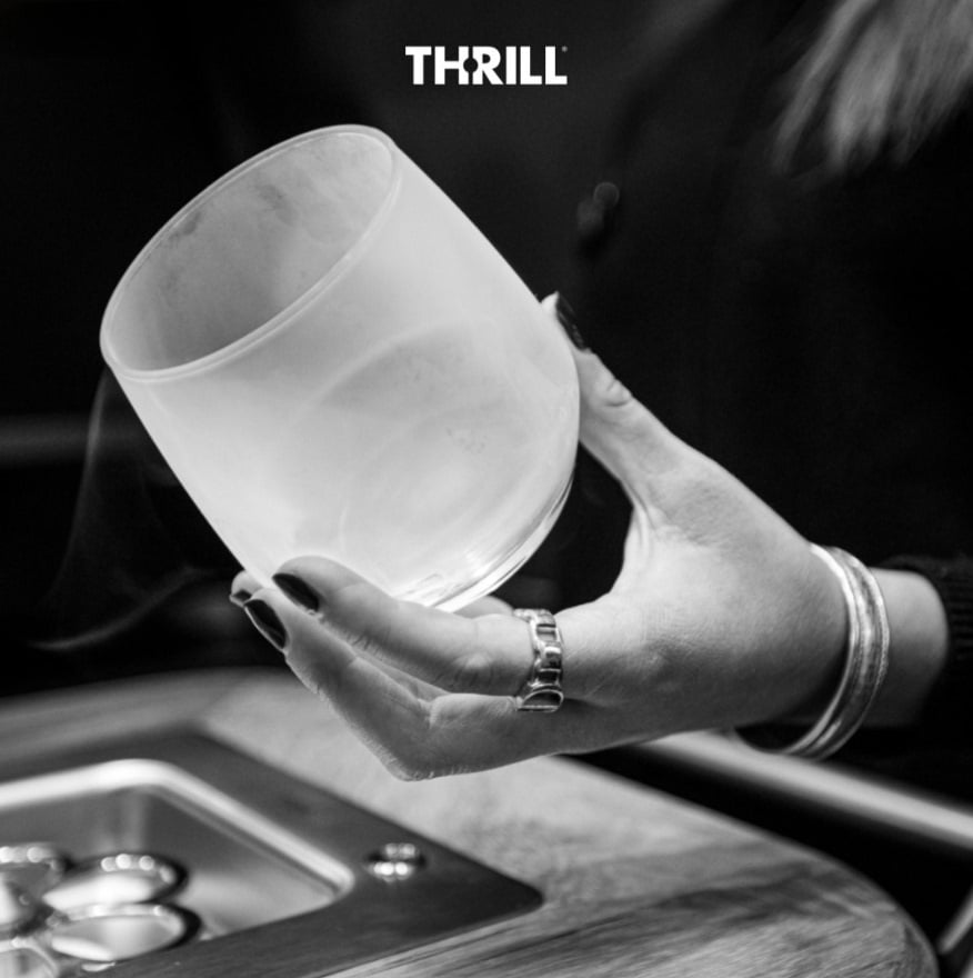 Enfriador Thrill en acción durante evento exclusivo