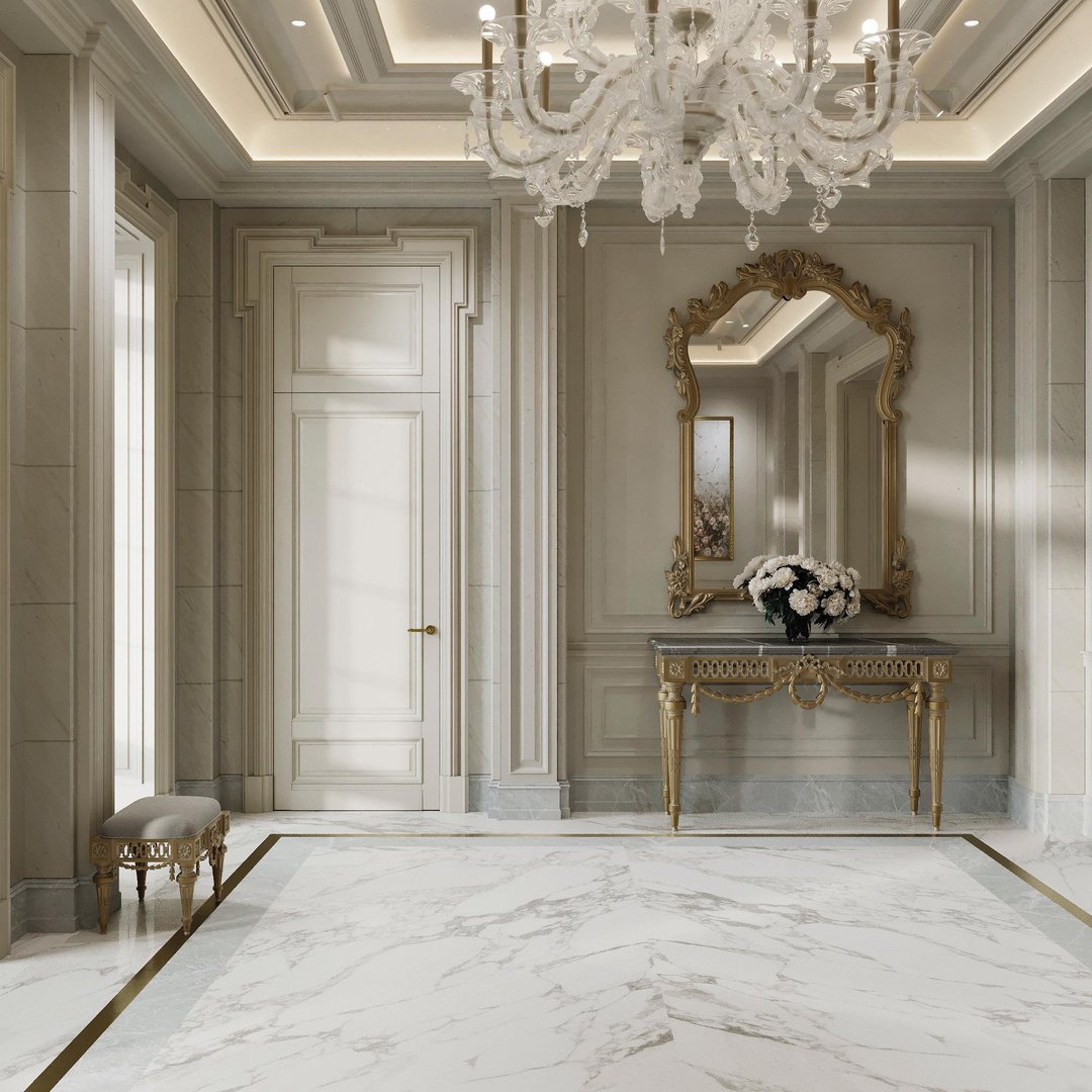 Gallery showcasing luxurious design