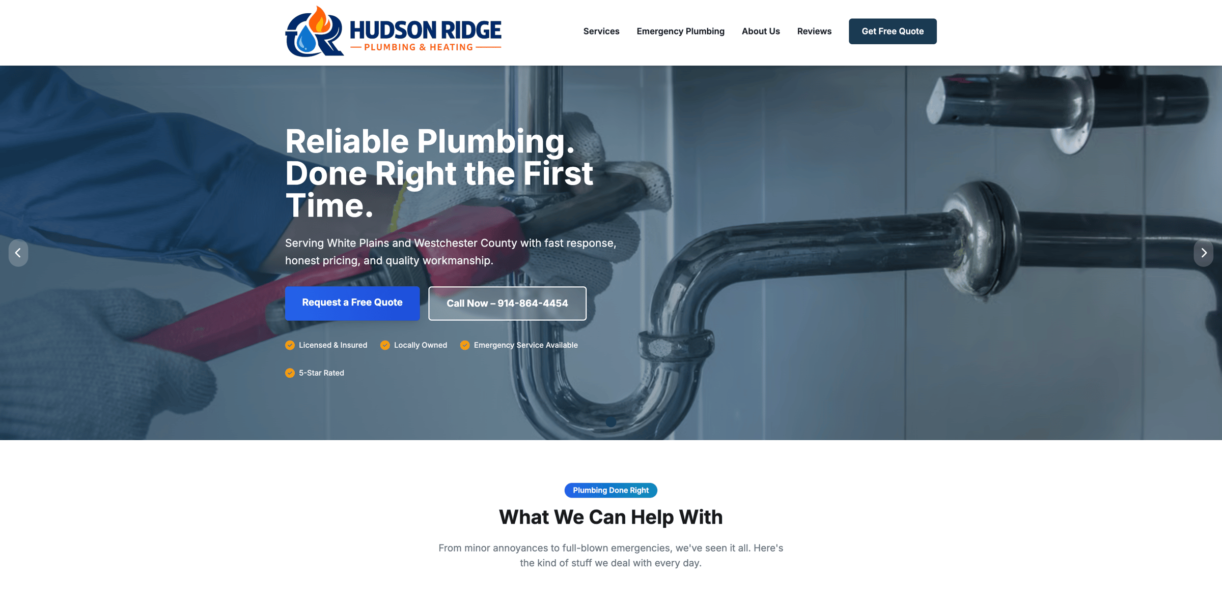 Hudson Ridge Website