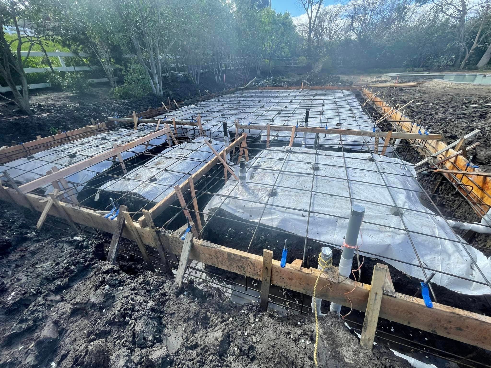 Foundation work by Serrato Builders