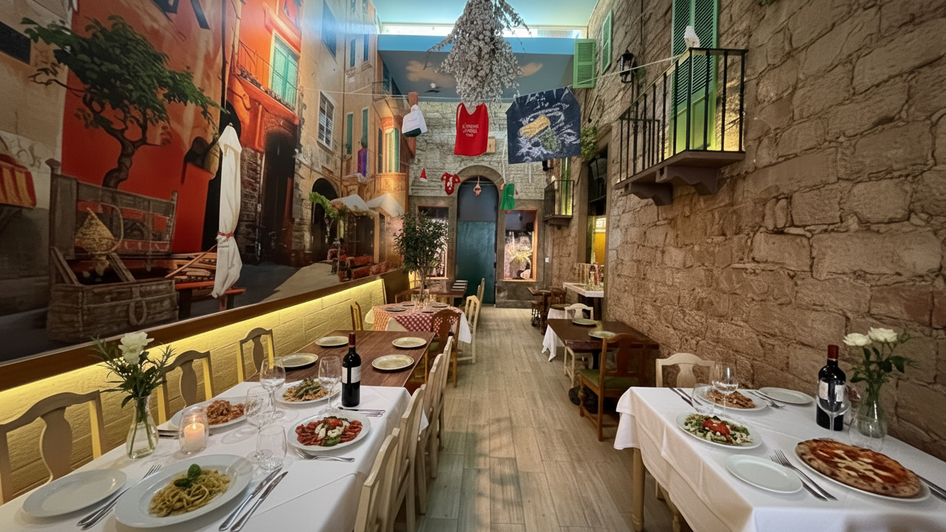Tiberius Trattoria ambiente