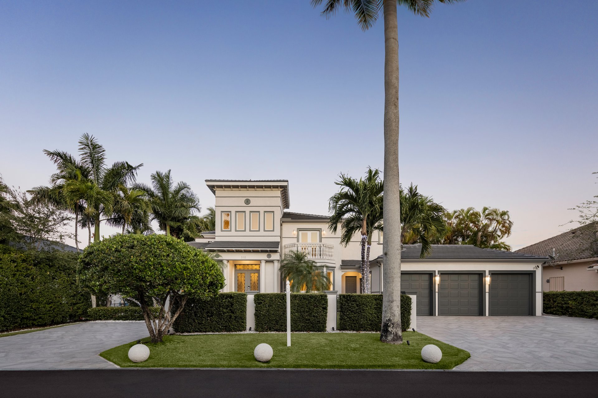 Luxury residence with elegant architecture