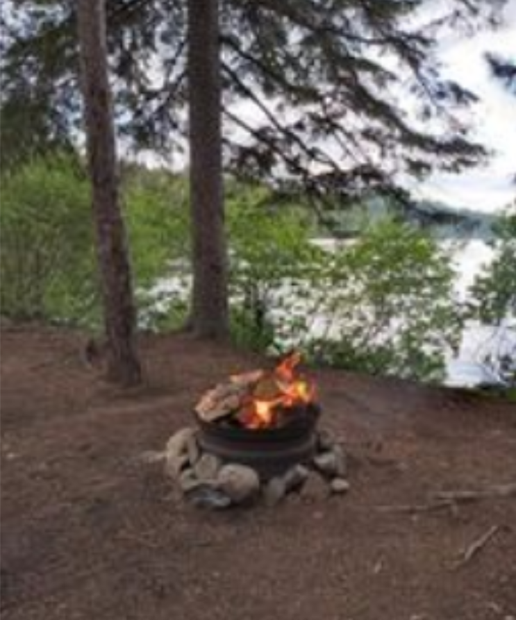 Secluded Campsite at Natanis Point