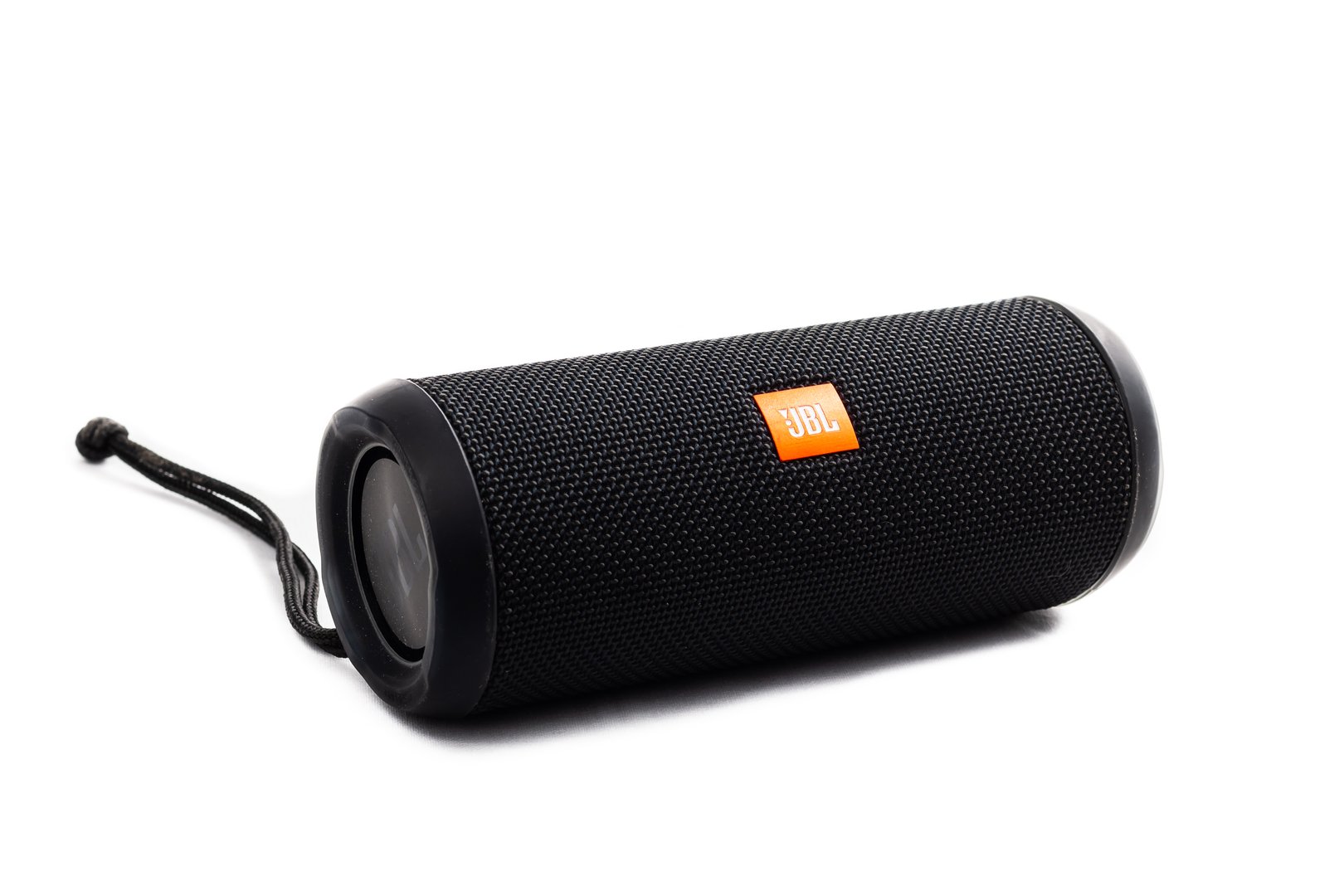 Paris, France - July 30, 2018: JBL bluetooth wireless portable speaker on a white background