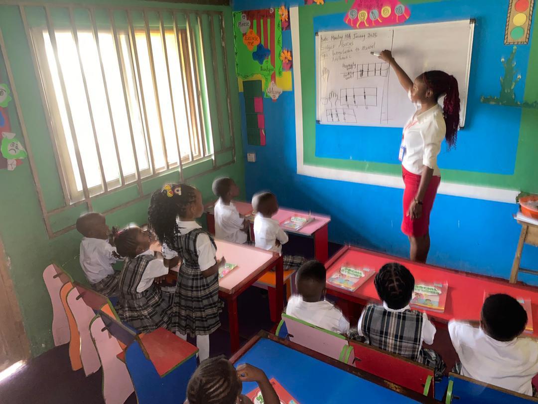 Montessori classroom and educational materials