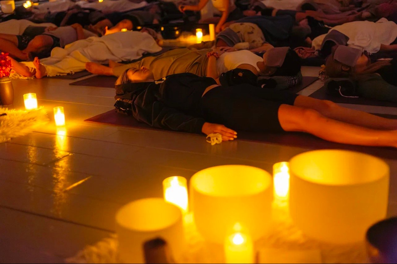 Sound healing instruments and setup