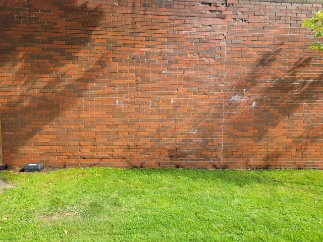 After graffiti removal