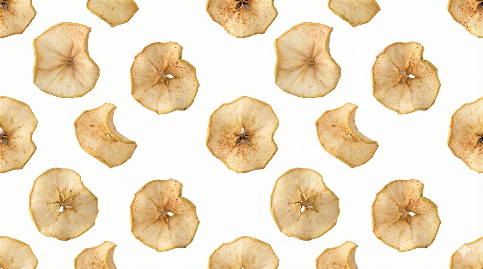 Manzana deshidratada snack saludable