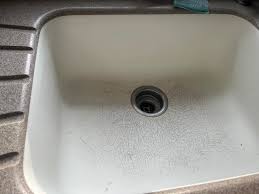 Cracked damaged corian solid surface sink repair