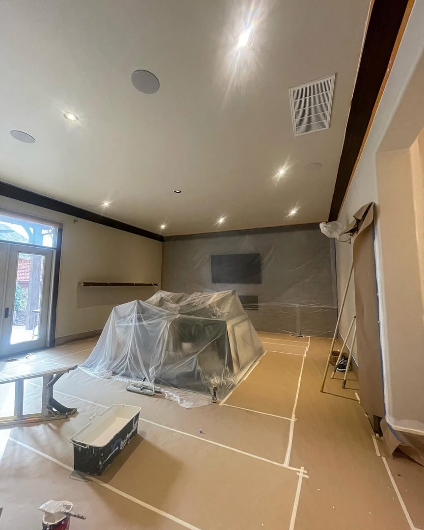 Surface preparation work
