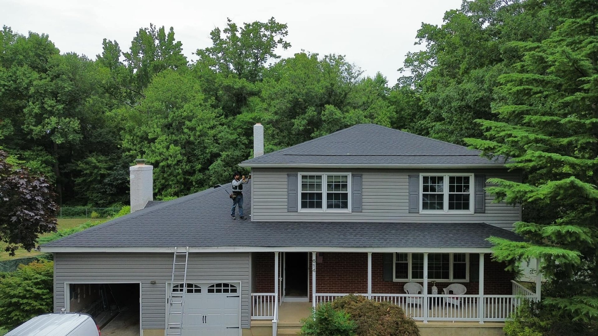 Roof restoration after Monroe County