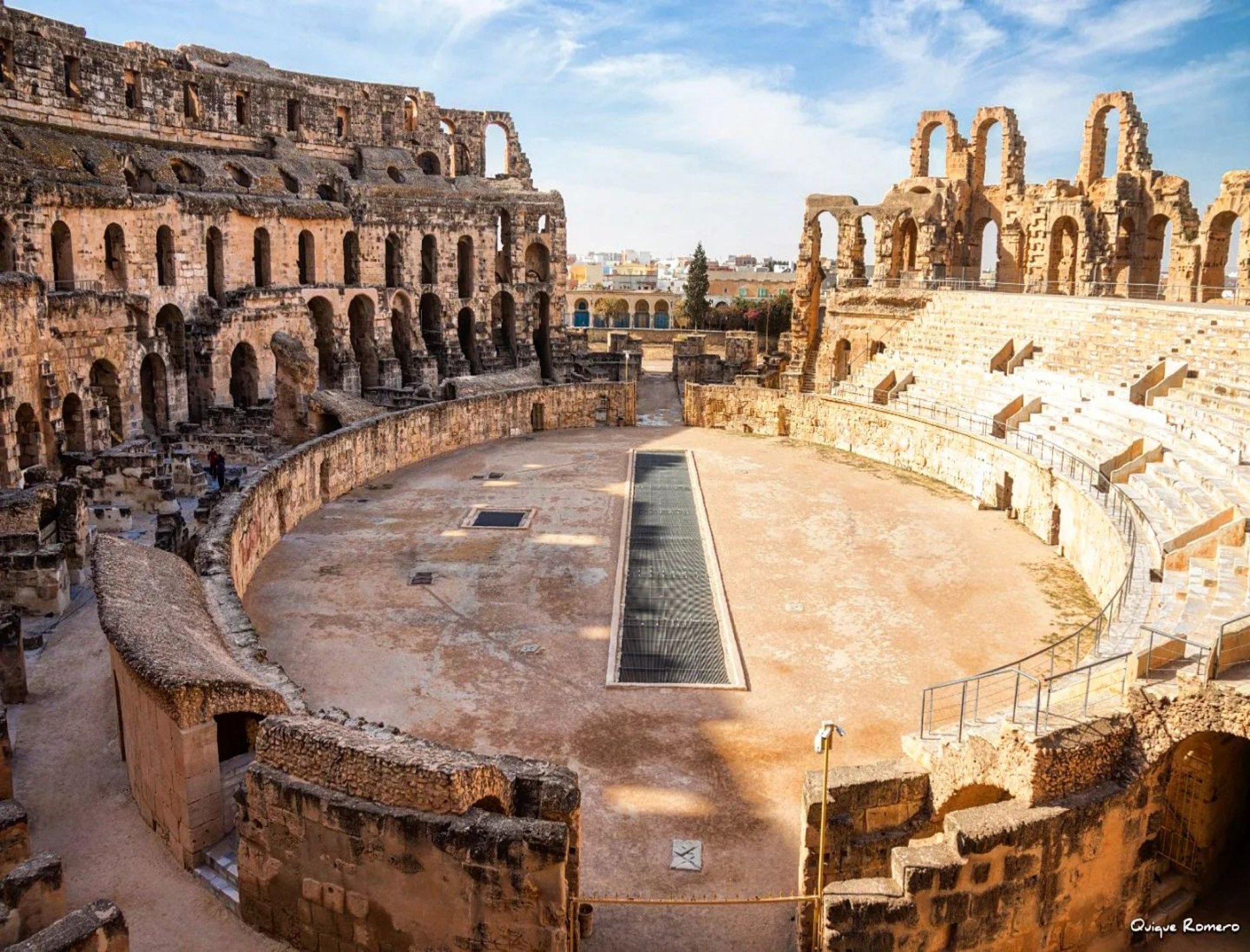 The Amphitheatre of El Jem,  El Djem, Tunisia, formerly Thysdrus in the Roman province of Africa