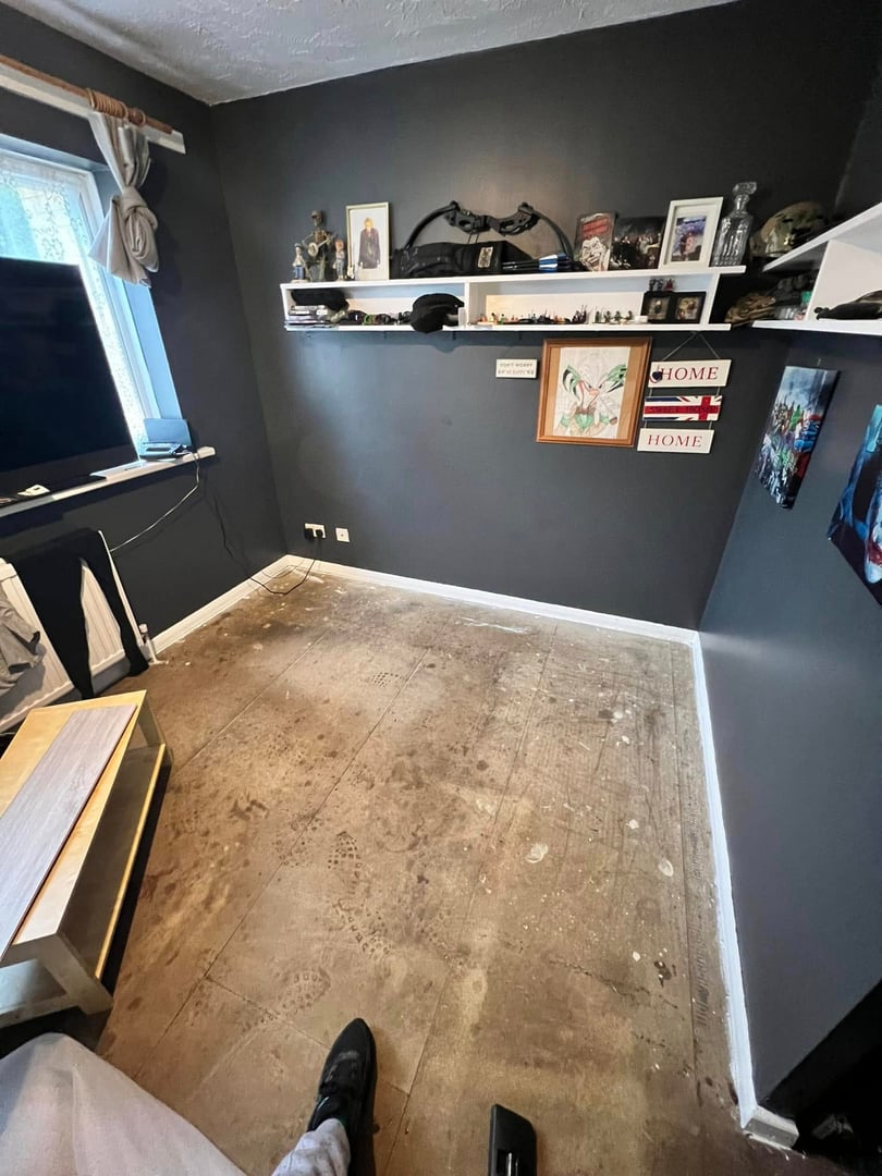 Flooring Project 1 - Before