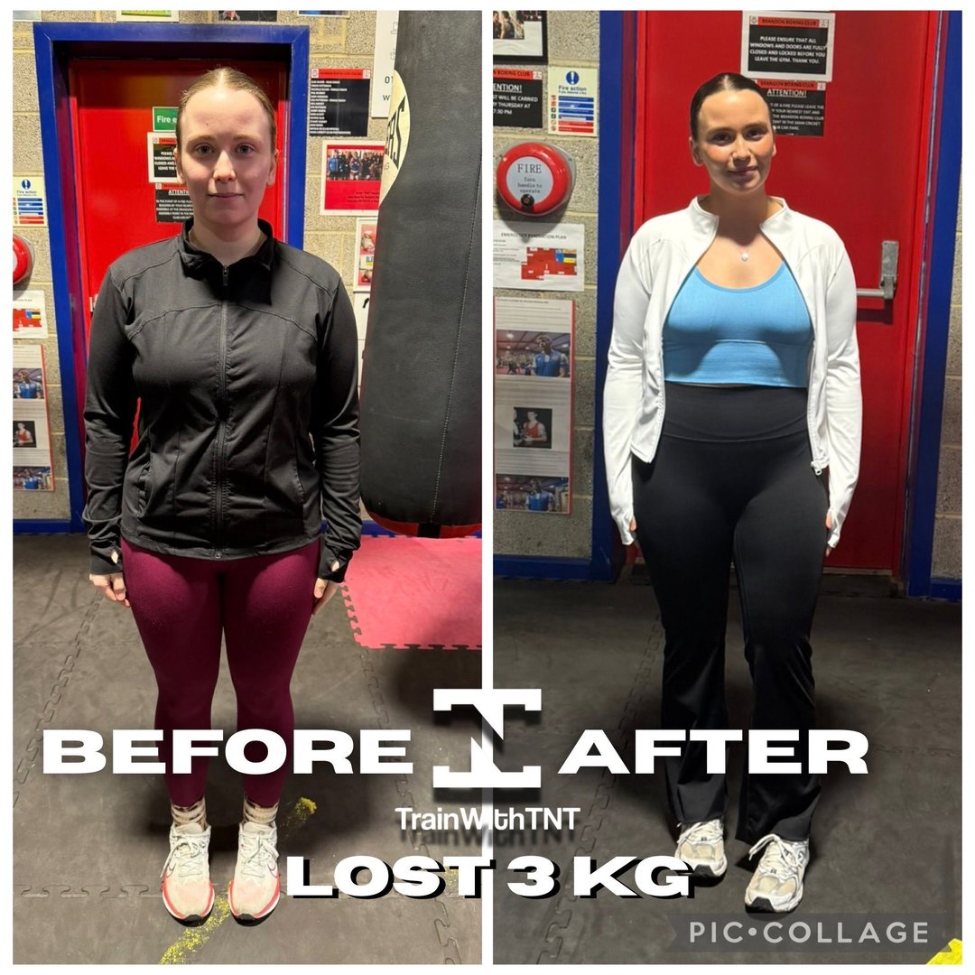 Lazara's fitness transformation with Train with TNT