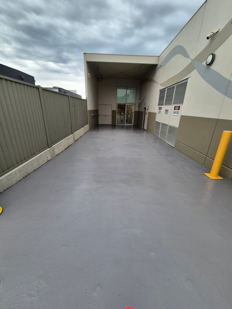 Quality Painting Group retail store makeover - November 2024 completed transformation showing fresh, coordinated retail appearance for Dzine Construction Group