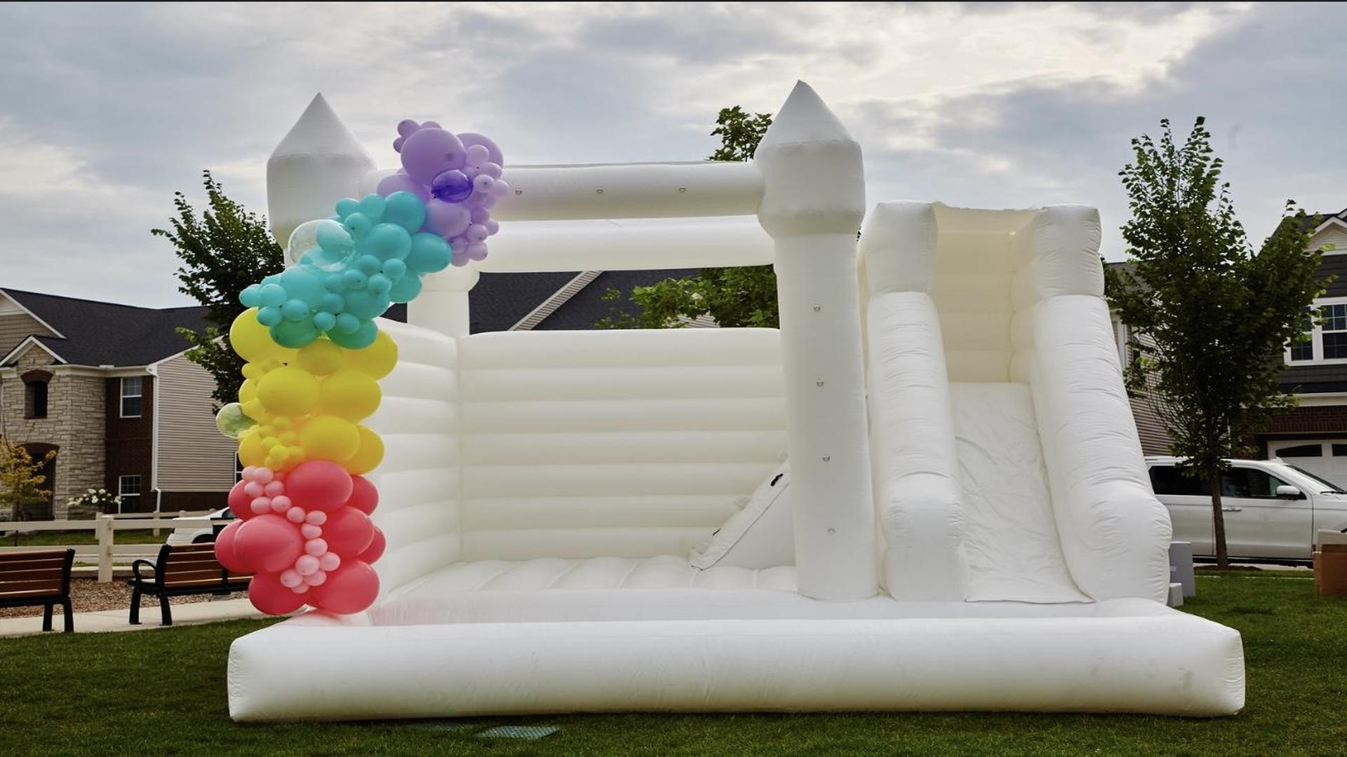 Bliss Bounce Co. bounce house setup