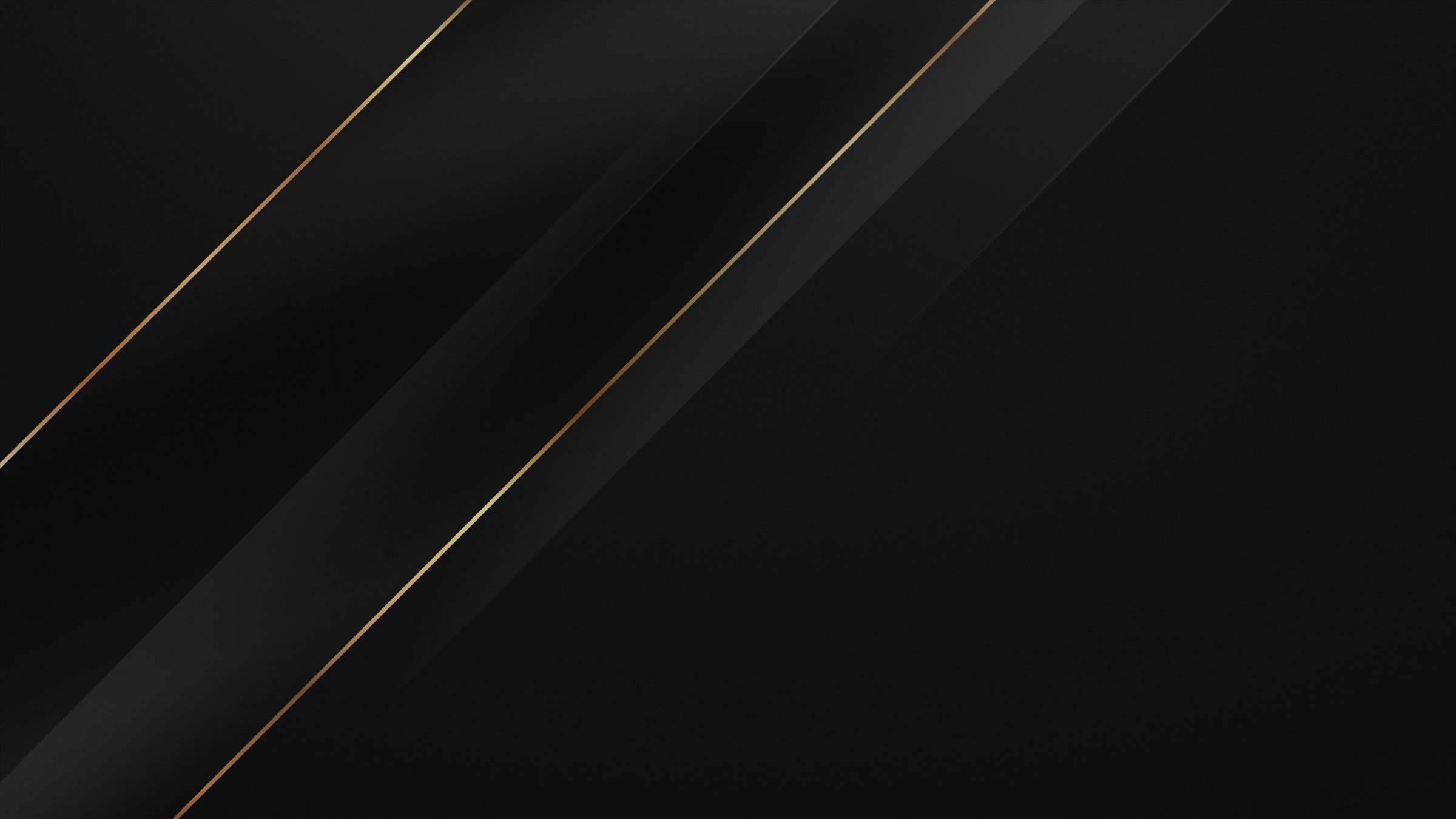 Black glass background. Geometric luxury vector background with golden lines. Elegant black graphic. Simple luxury layout for presentation. Dark glass and gold background. HD