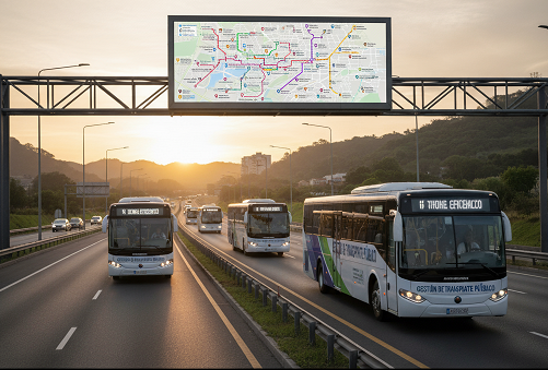 Gestión de Transporte Público - Sistema de monitoreo y control de rutas de autobuses