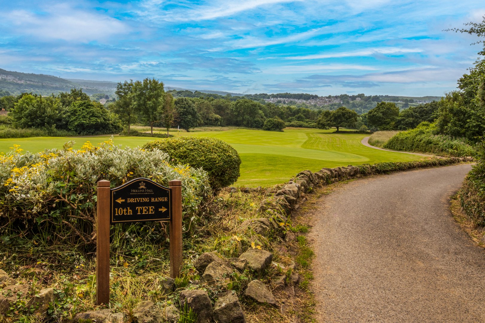 Another perspective of the golf course at Hollins Hall