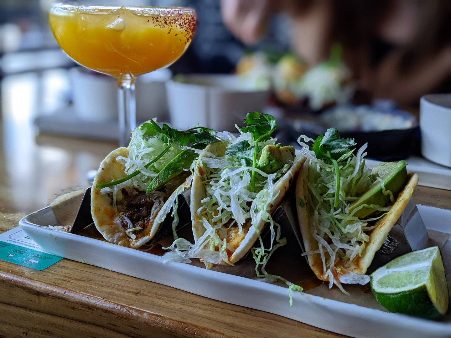 Tacos in downtown Denver.