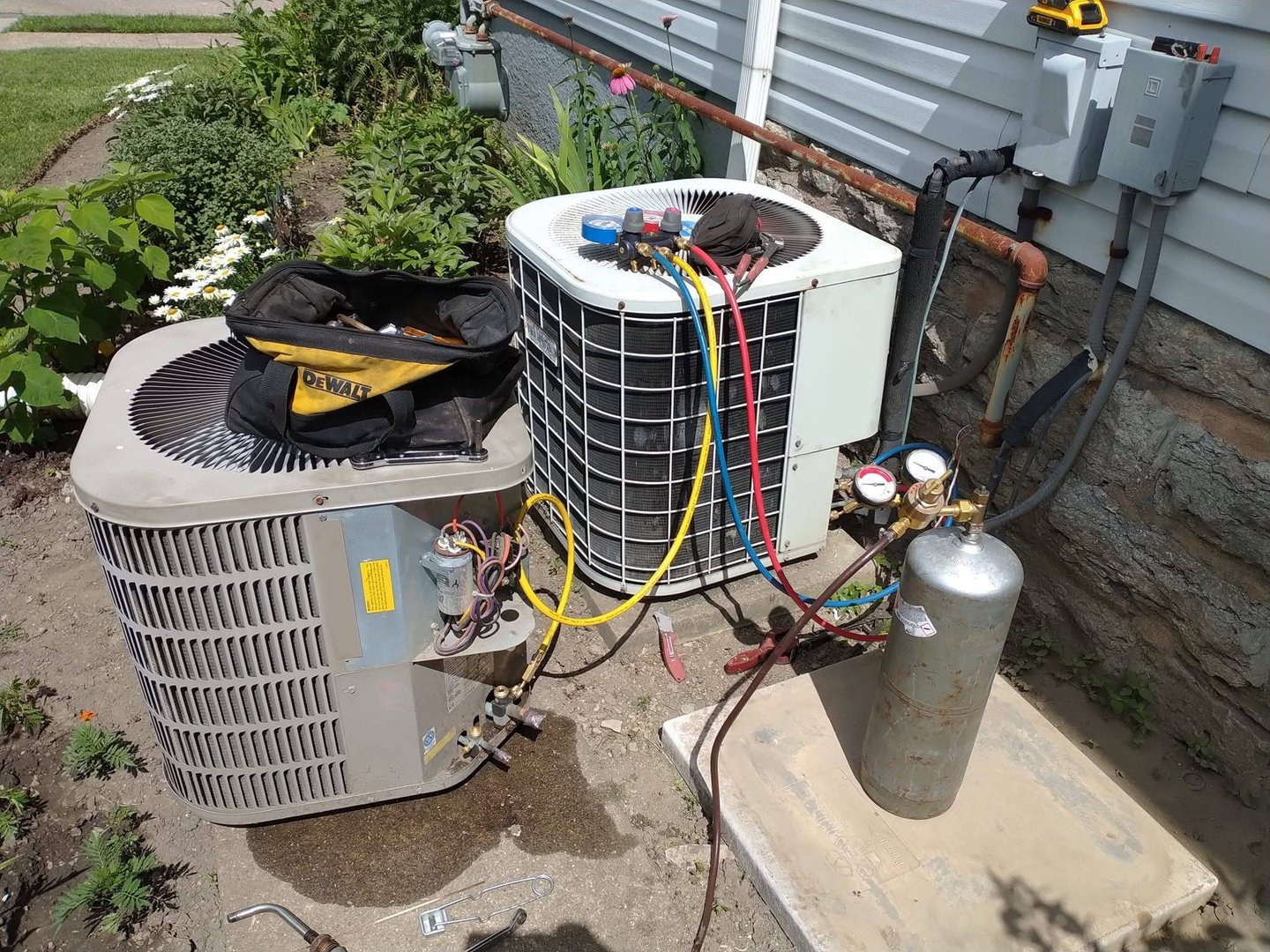 High Peaks Mechanical HVAC maintenance project