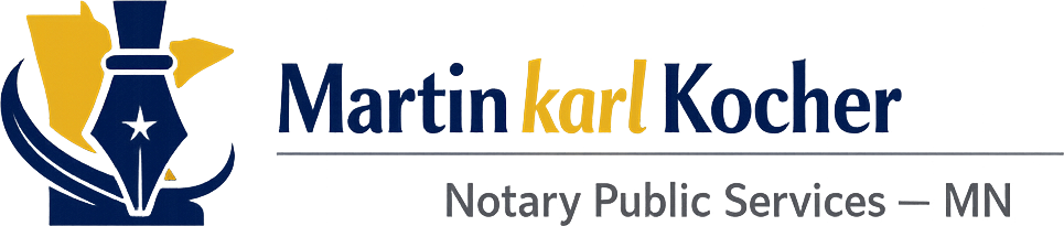 Martin Karl Kocher Notary Public Services