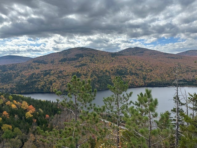 Lake scenery at Natanis Point Campground