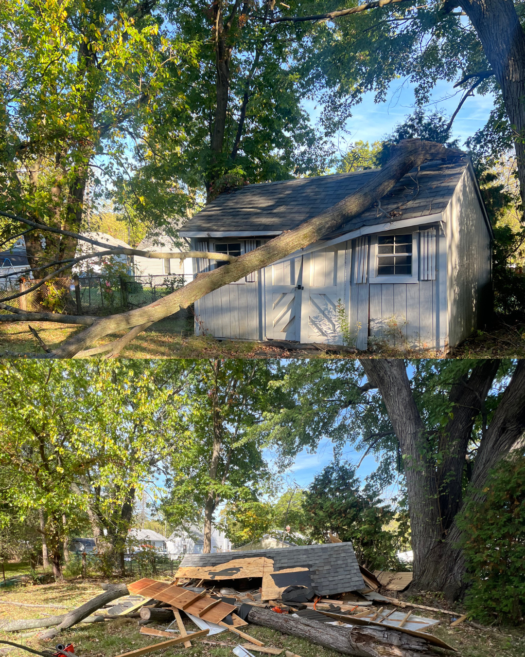 Truck loaded with junk