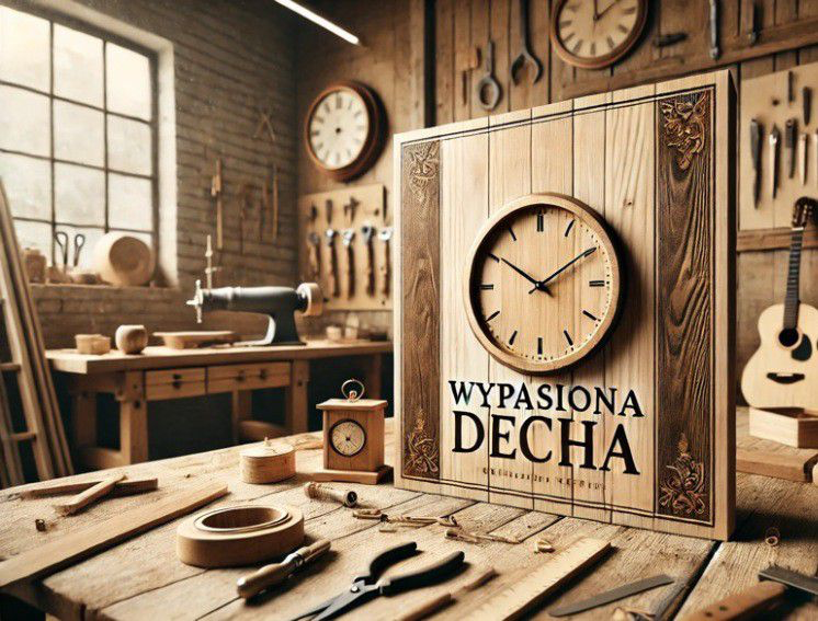 Wooden clock background