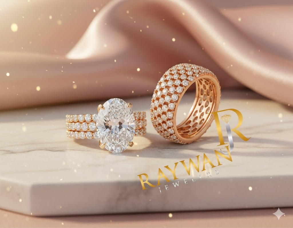 Elegant diamond engagement rings