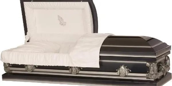 Prayer in Navy Casket