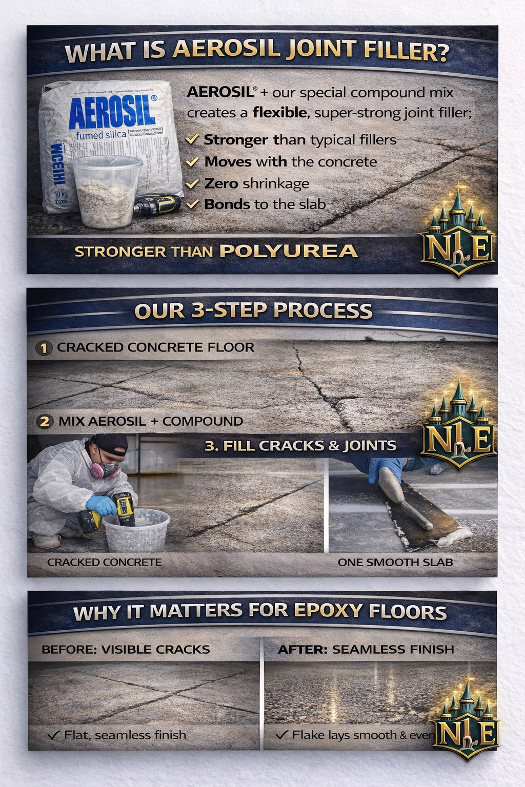 Epoxy Flooring Technical Specifications Infographic