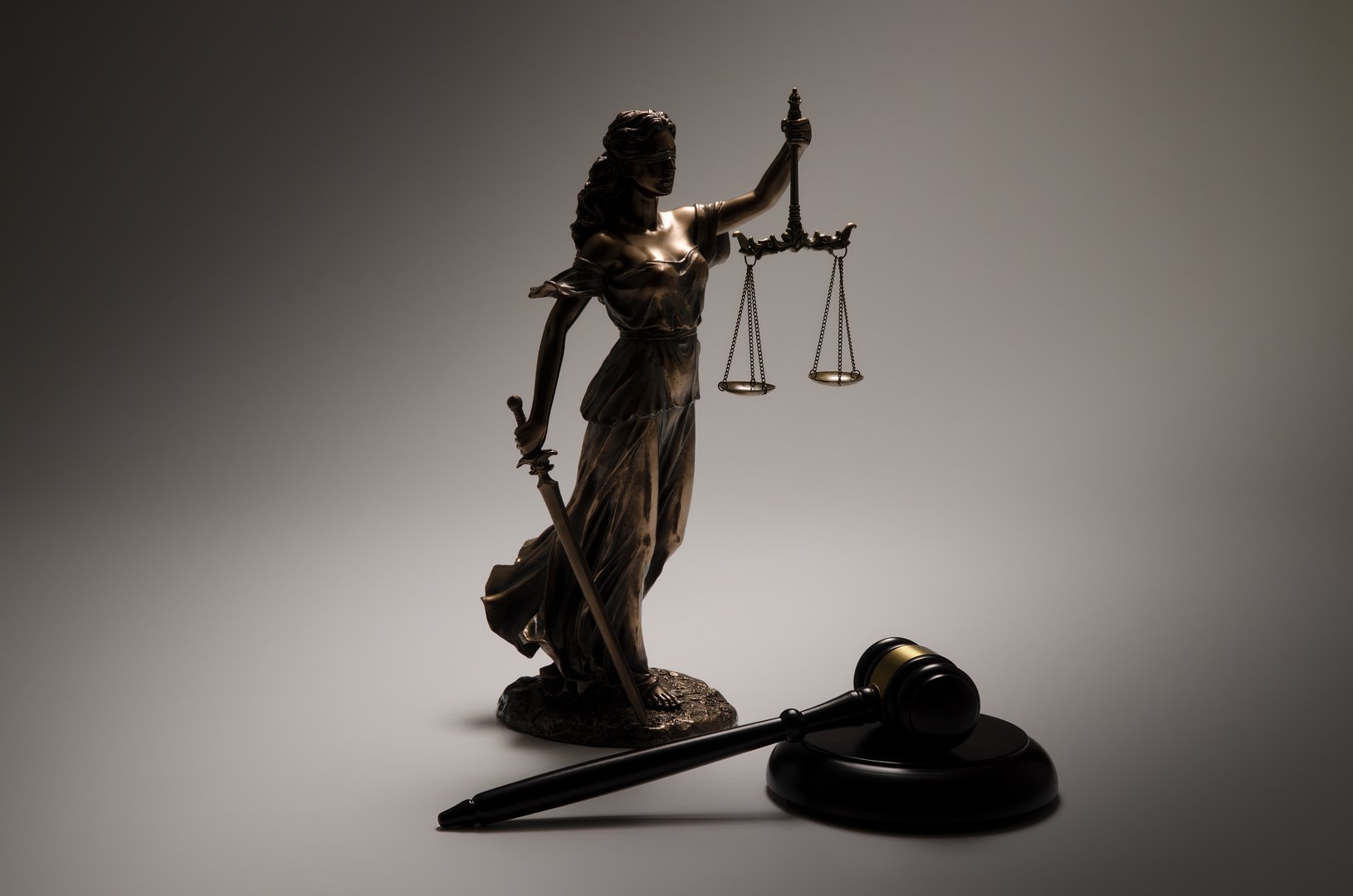 Lady Justice symbolizes the fine balance between Law and Justice.