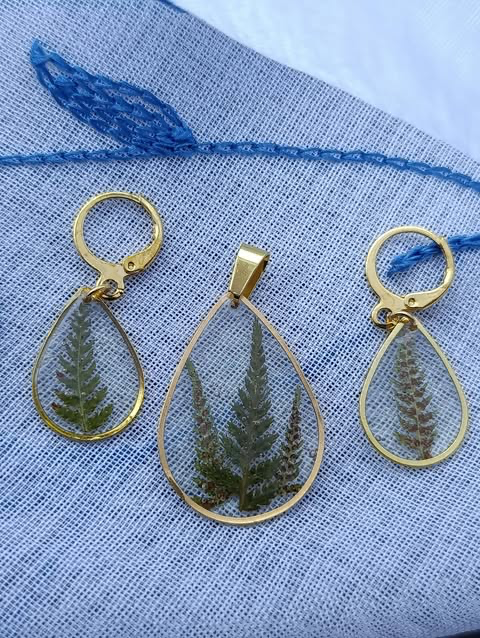 Komplet żywica epoksydowa z paprocią