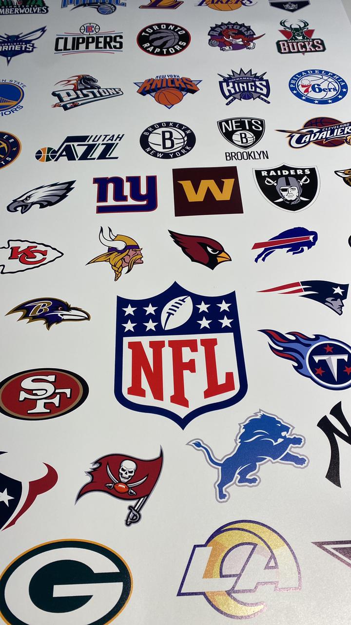 Placa vinilo mate M80 blanco NBA - material premium Ritrama deportivo