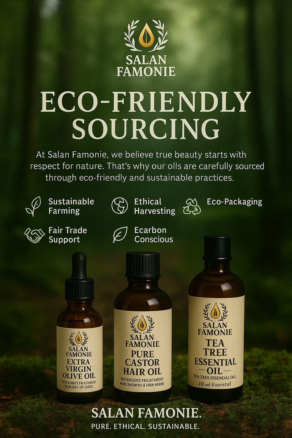 Eco-Friendly Oil Essentials in Nature