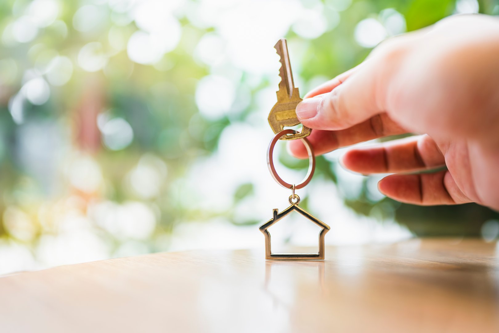 House model with key