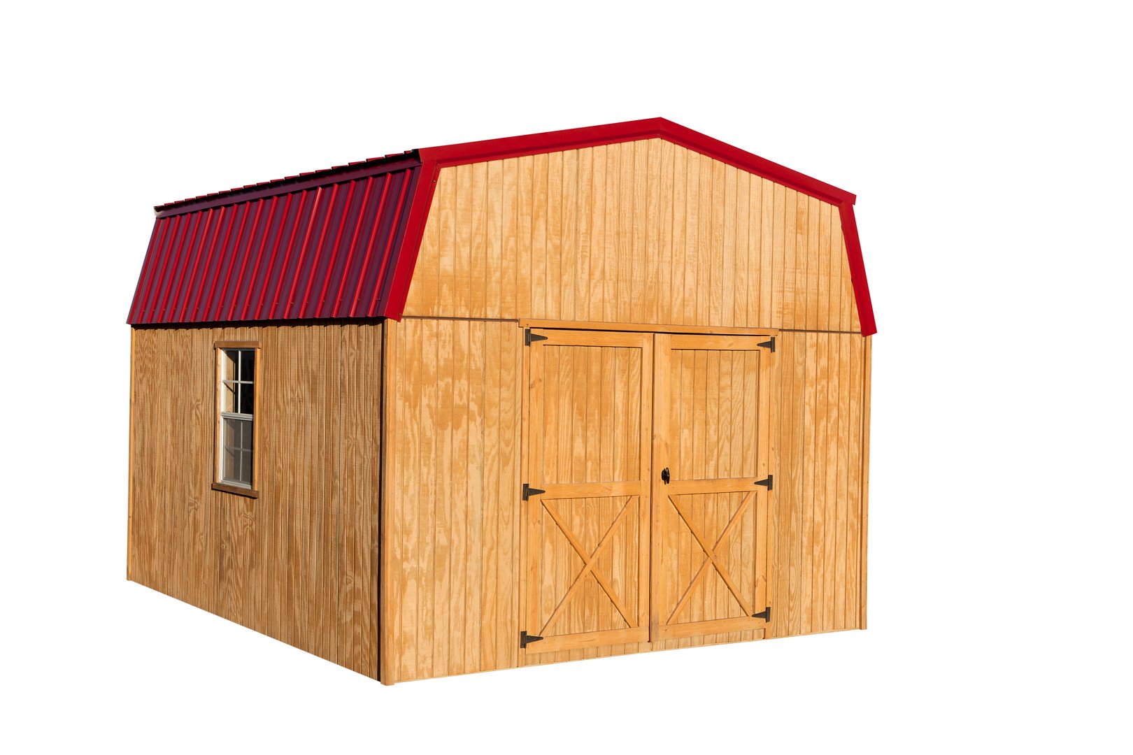 Storage barn isolated on white.Please also see: