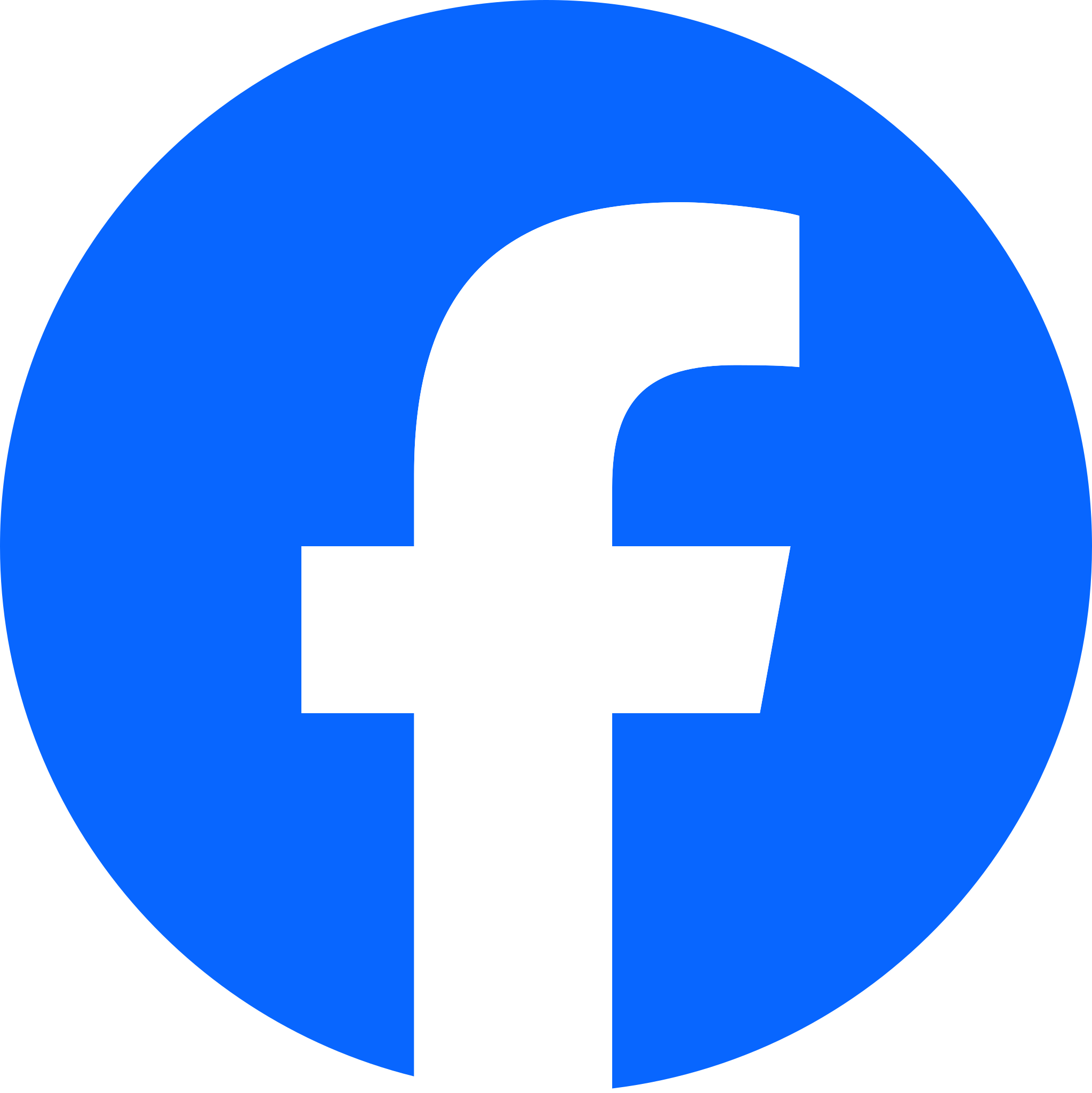 A white lowercase 'f' on a blue circle, representing the Facebook logo.