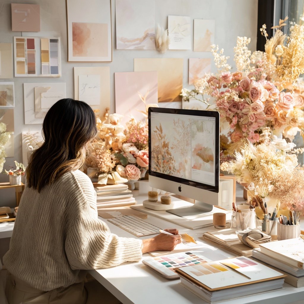 Professional workspace and branding