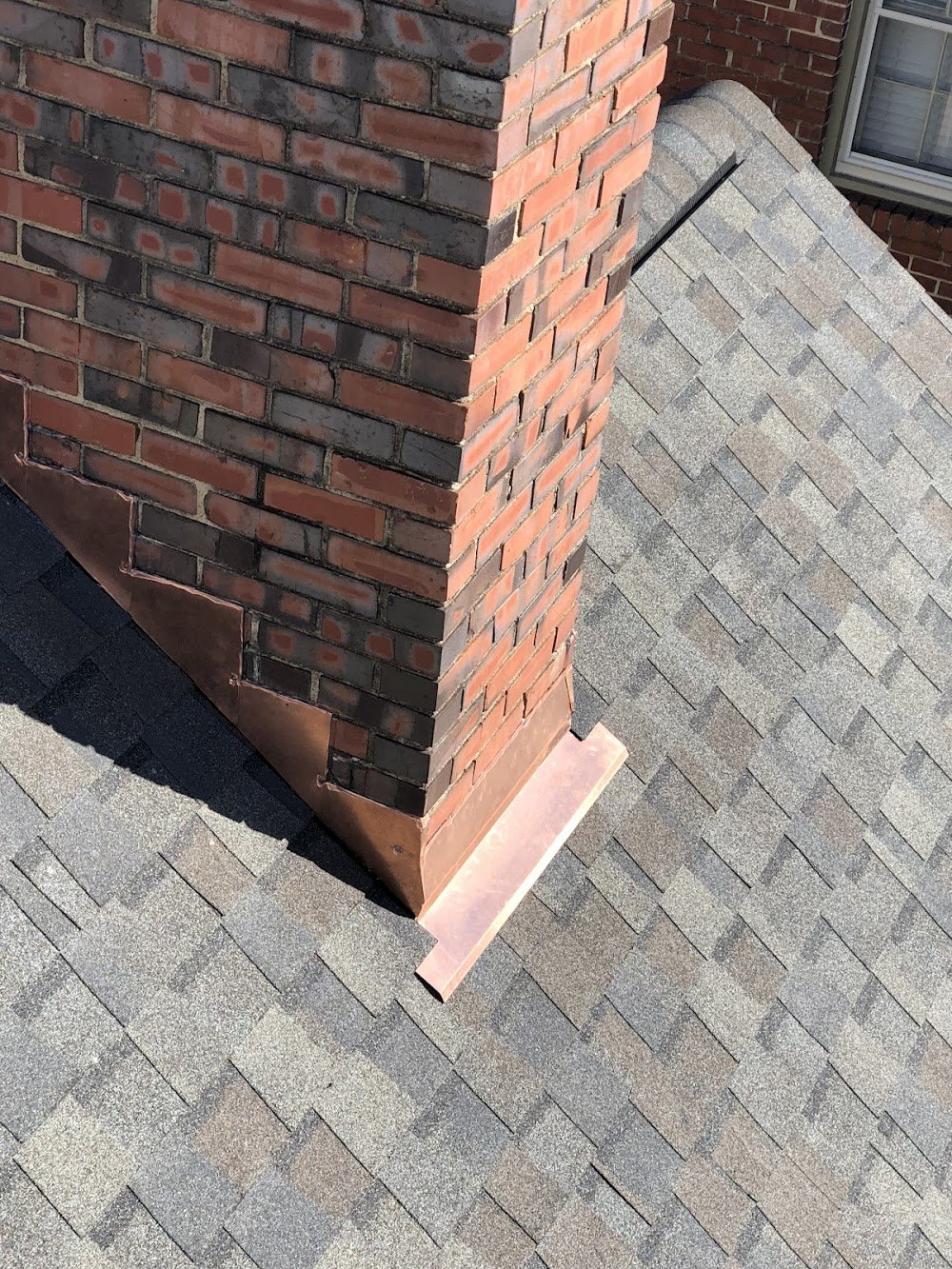 Professional roofing work