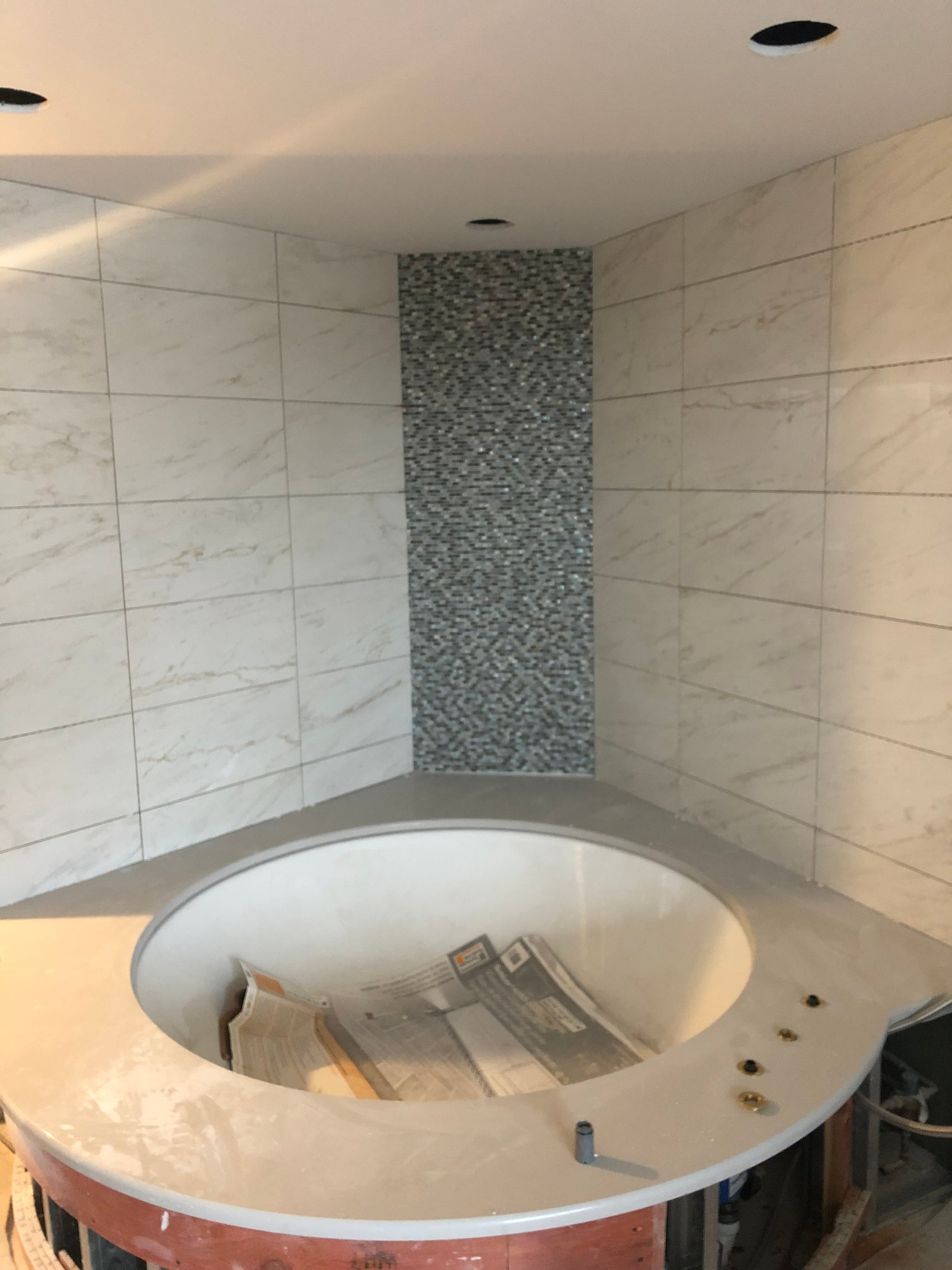 Bathroom tile detail