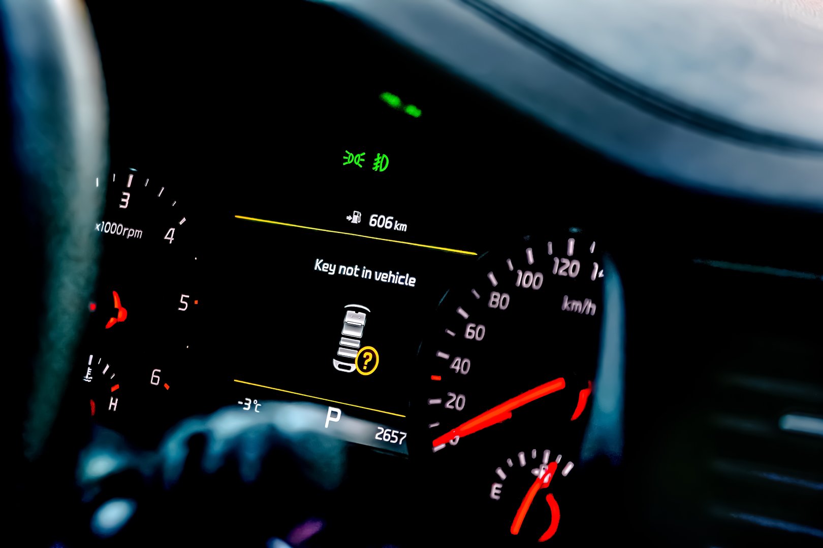 Check engine light dashboard warning