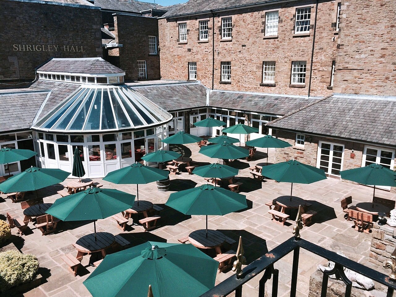 Beautiful estate grounds and parkland at Shrigley Hall