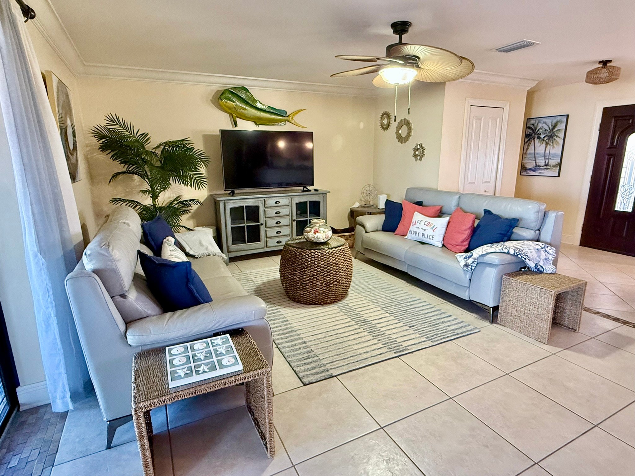 Living space at Salt Life Villa