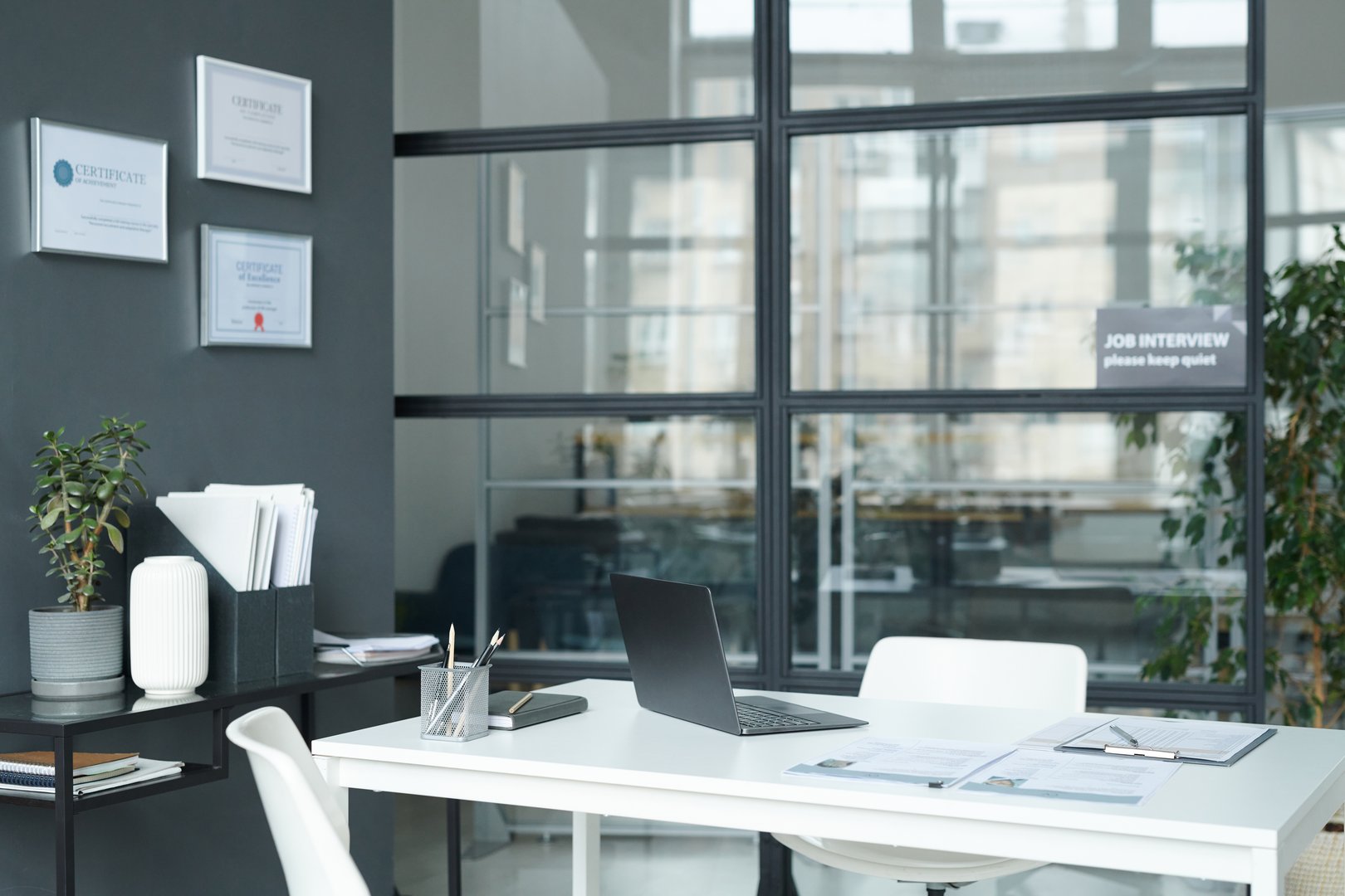Responsible AI implementation in enterprise - modern boardroom with natural light for executive AI governance meetings
