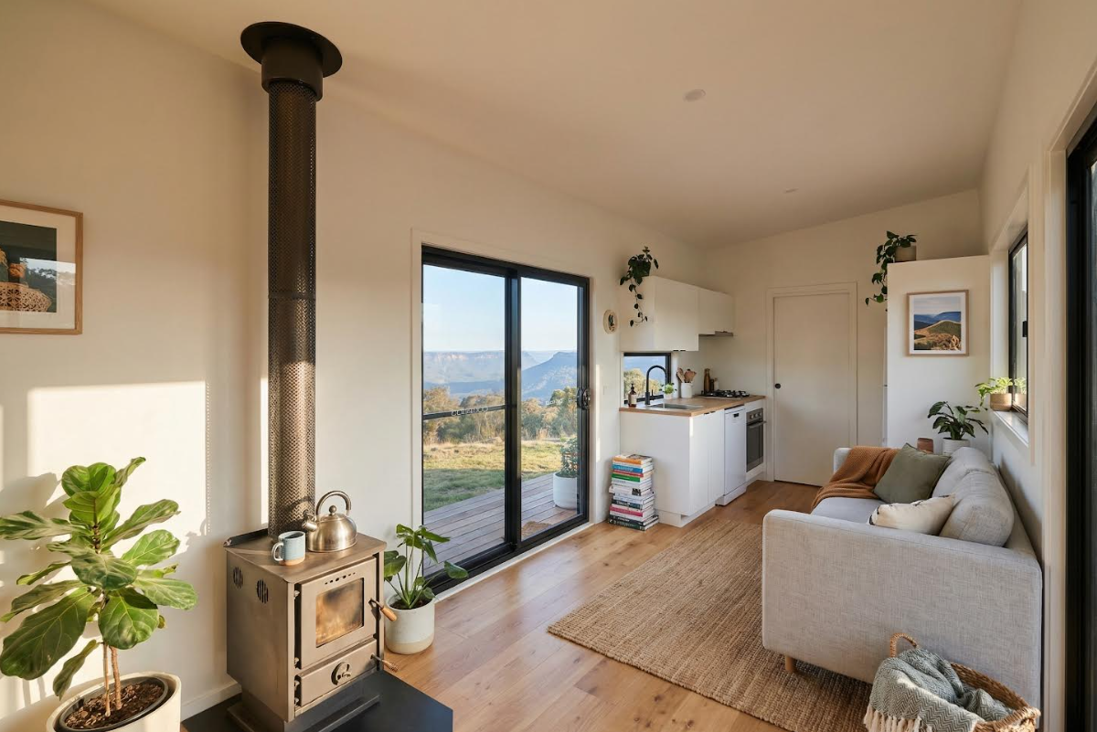 The Zeally Bay 2 Bedroom Loft Linkable modular tiny home exterior featuring spacious design for families with loft bedroom access