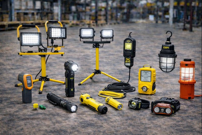 Equipo de iluminación industrial