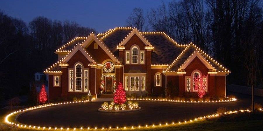 Residential Christmas Light Installation